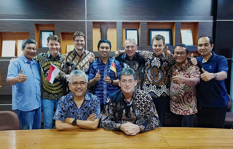Representatives of toolcraft AG visiting PT. YPTI in Indonesia