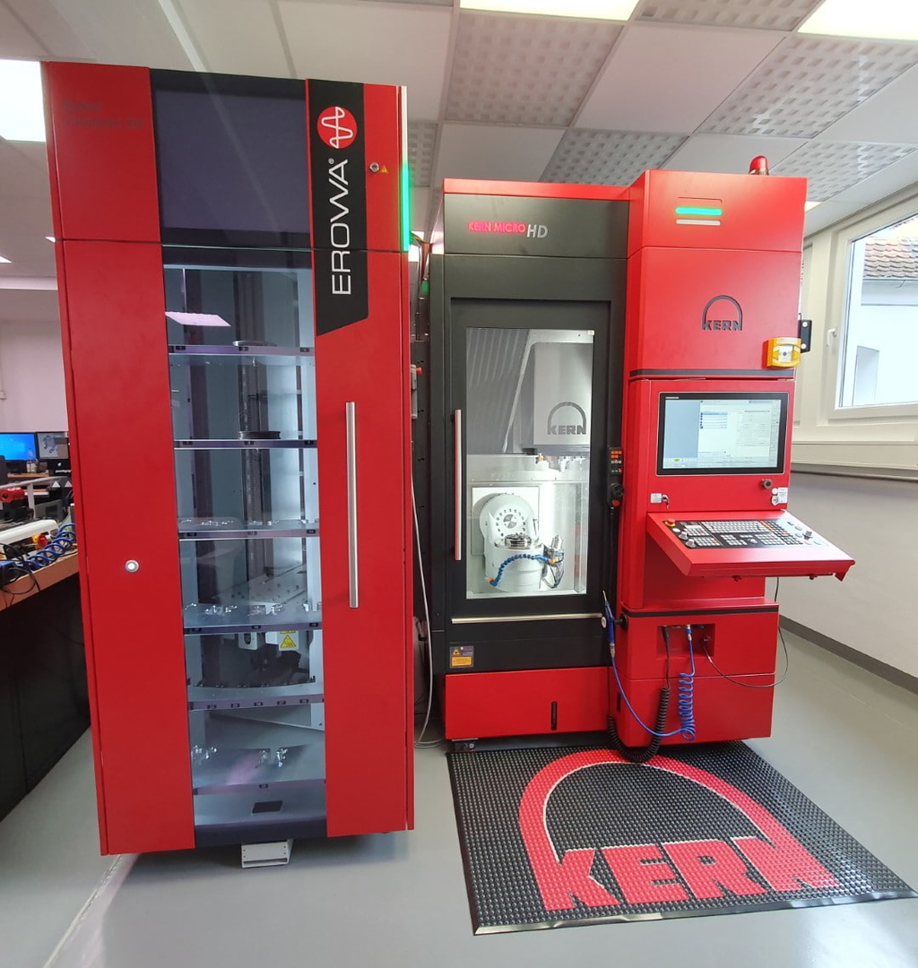 The new Kern Micro HD HSC milling machine